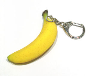 1本バナナのキーホルダー