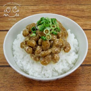 納豆ご飯の食品サンプル